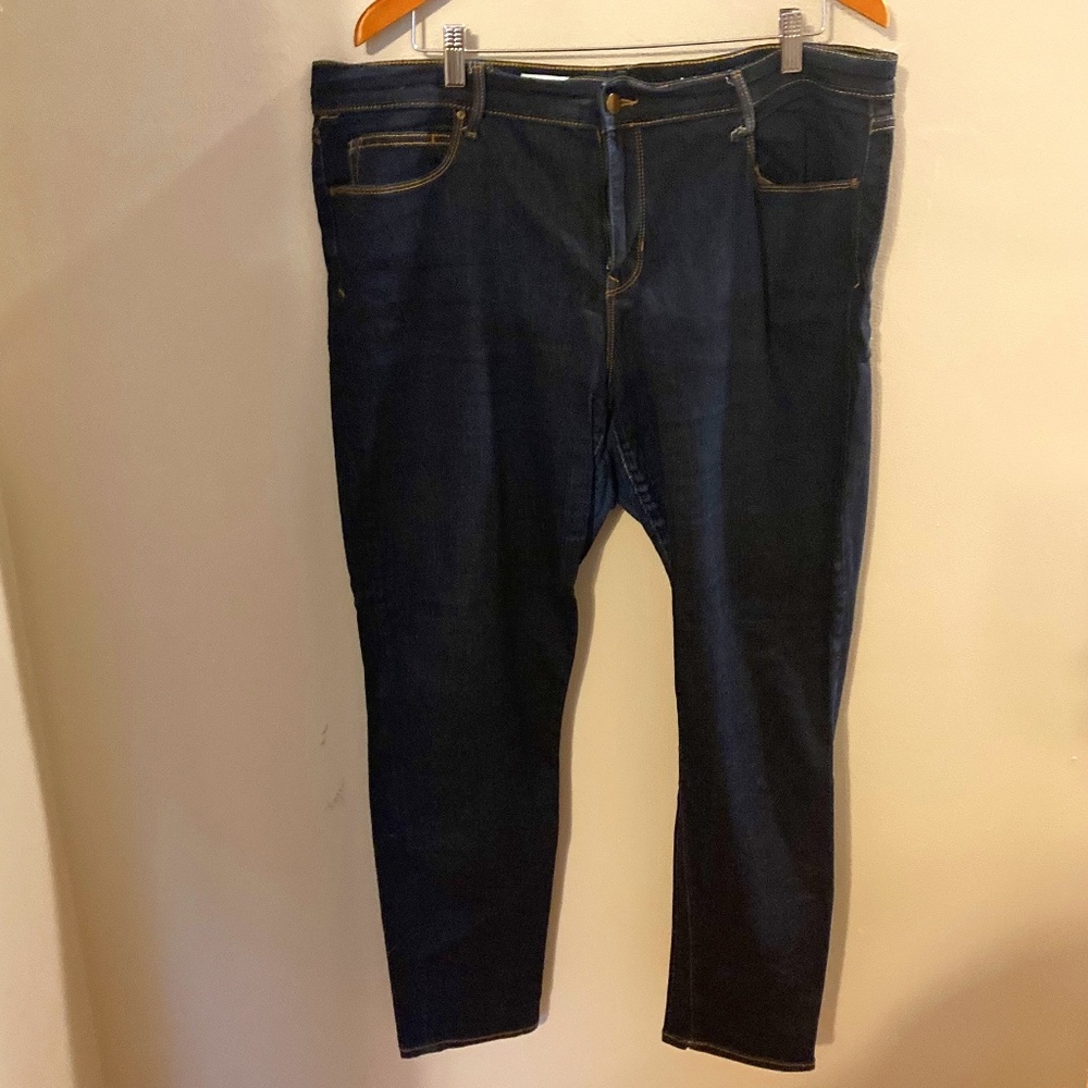 Gap dark blue skinny jeans size 35r